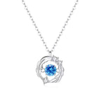 Colar Viora Feather | Prata 925 com Diamantes Eco-friendly