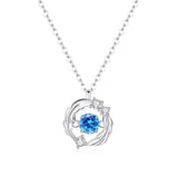 Colar Viora Feather | Prata 925 com Diamantes Eco-friendly