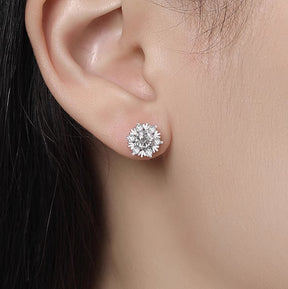 Pendiente Viora Éclat | Plata 925 con diamante ecológico de 0,5 ct