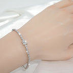 Pulseira Viora Celeste | Prata 925 com Diamante Eco-friendly 1.2ct