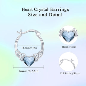 Collar Viora Celtria | Plata 925 con nudo celta y cristal azul
