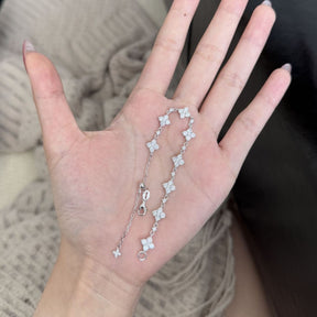 Viora Four-Diamond Bracelet | 925 Silver with Eco-friendly Diamond