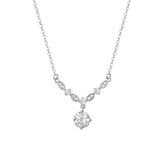 Collar Viora Fleurétoile | Plata 925 con colgante de flor y estrella