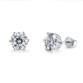 Viora Neve Earring | 925 Silver with Eco-friendly Diamond
