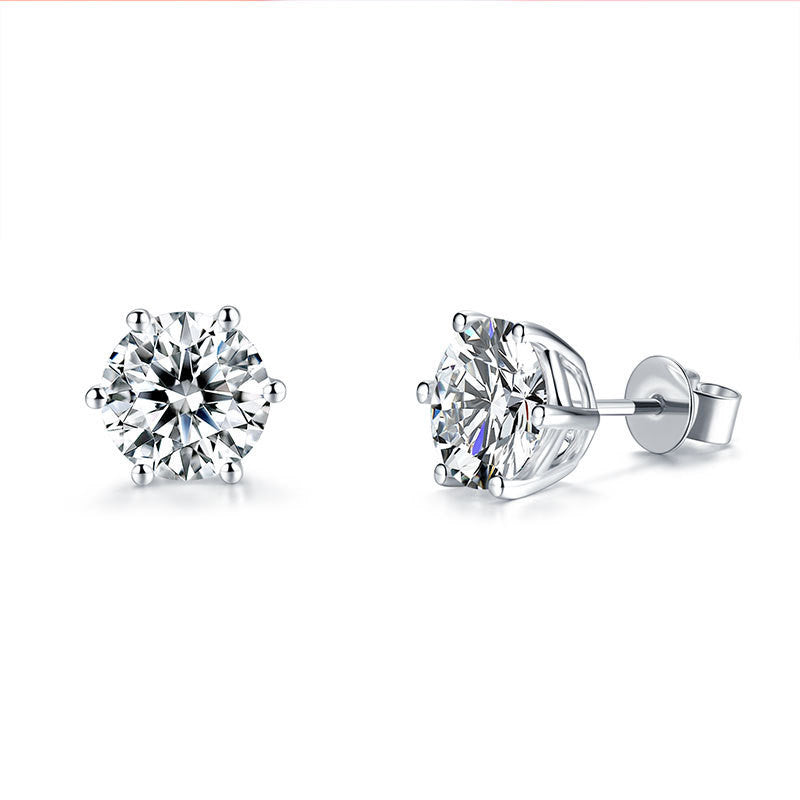Viora Neve Earring | 925 Silver with Eco-friendly Diamond