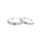 Anillo Viora Duo | Anillos de boda de plata 925
