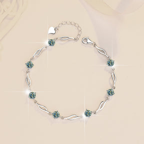 Pulsera Viora Prisma | Plata 925 con piedras de colores