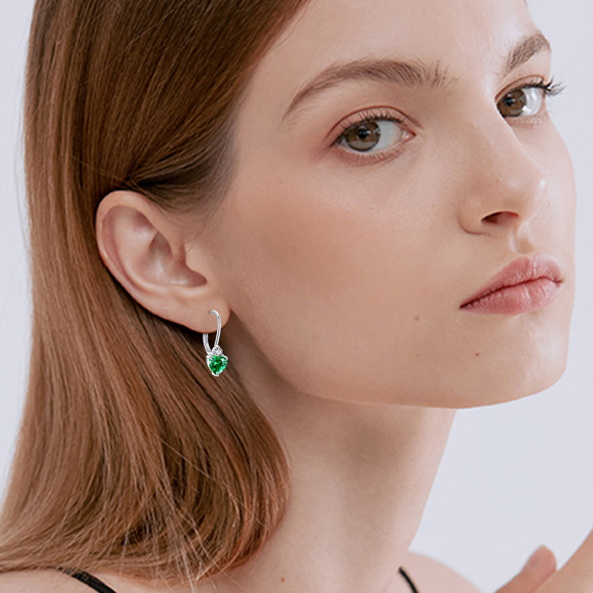 Pendientes Viora Heartstone | Plata 925