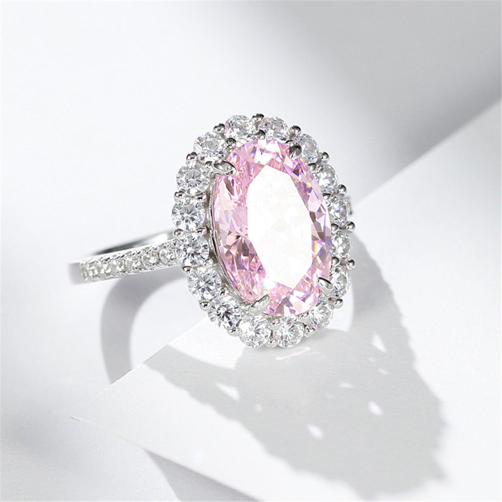 Anillo Viora Egg | Plata 925 con diamante ecológico