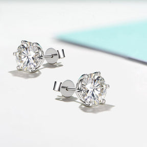 Viora Neve Earring | 925 Silver with Eco-friendly Diamond