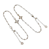 Pulseira Viora Asterism | Prata 925 com Diamante Eco-friendly