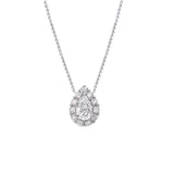 Colar Viora Gota | Prata 925 com Diamante Eco-friendly