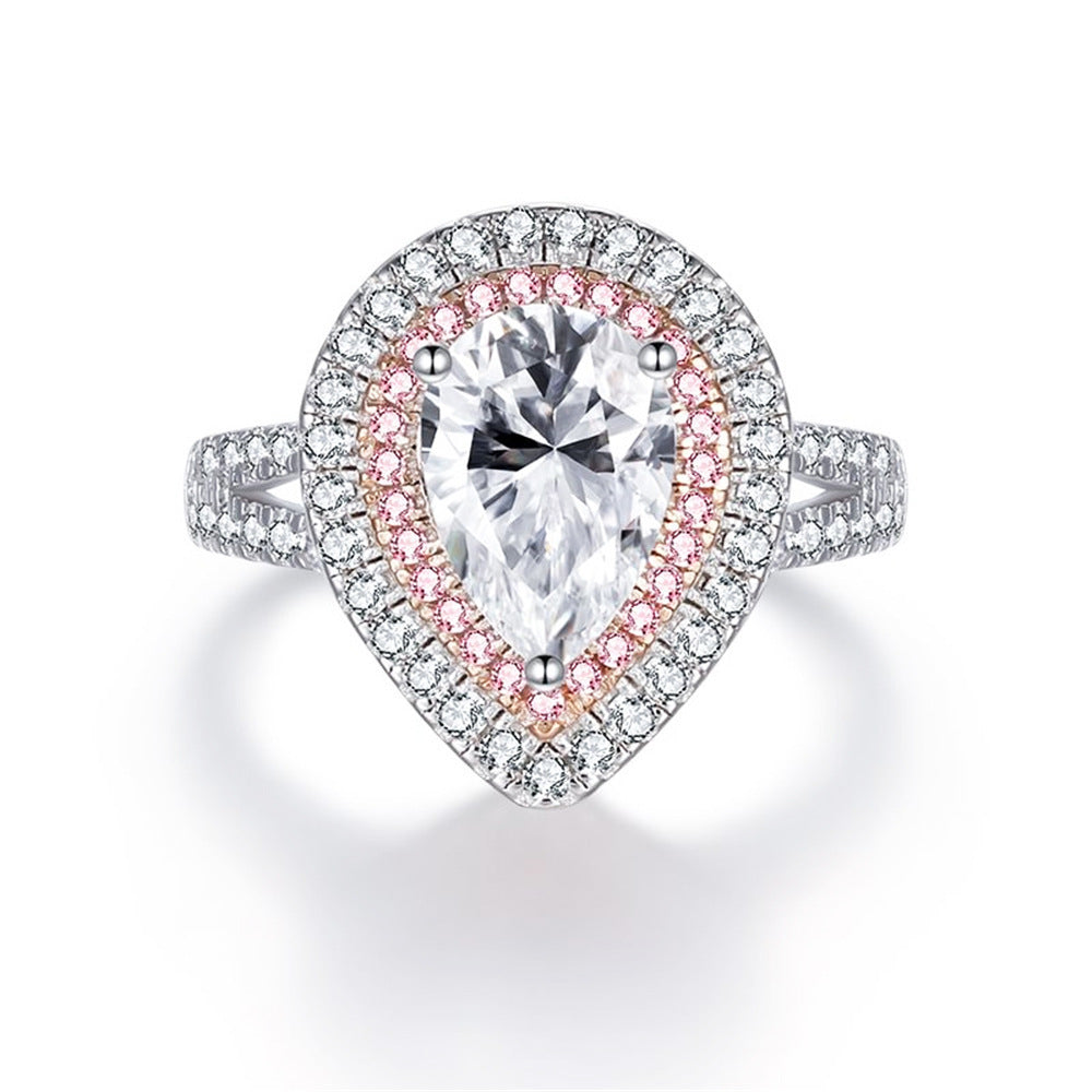 Anillo Viora Egg | Plata 925 con diamante ecológico