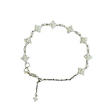 Pulseira Viora Four-Diamond | Prata 925 com Diamante Eco-friendly