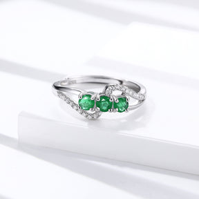Anillo Viora Bellea | Plata 925 con piedra central de 3 mm de estilo delicado