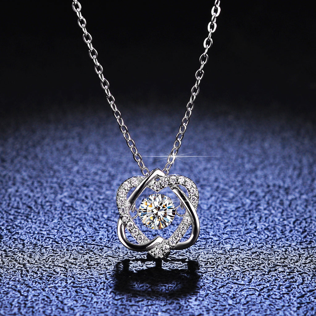 Colar Viora Smart | Pingente em Prata 925 com Diamante Eco-friendly