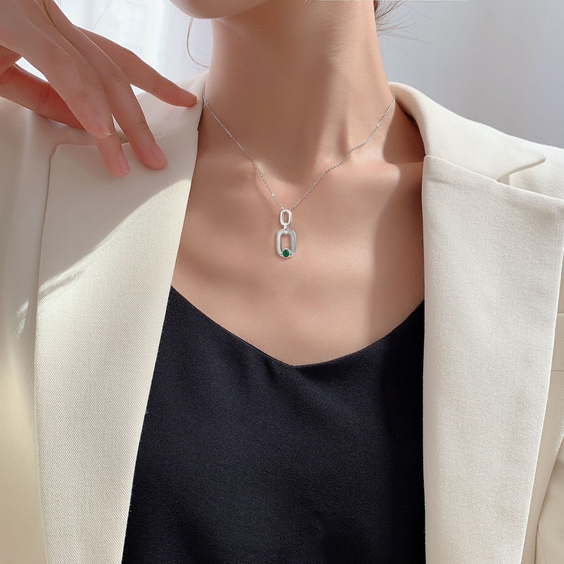 Colar Viora Emerald | Prata 925