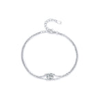 Pulseira Viora Lucky Cat | Prata 925 com Diamante Eco-friendly