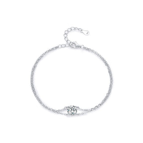 Viora Lucky Cat Bracelet | 925 Silver with Eco-friendly Diamond