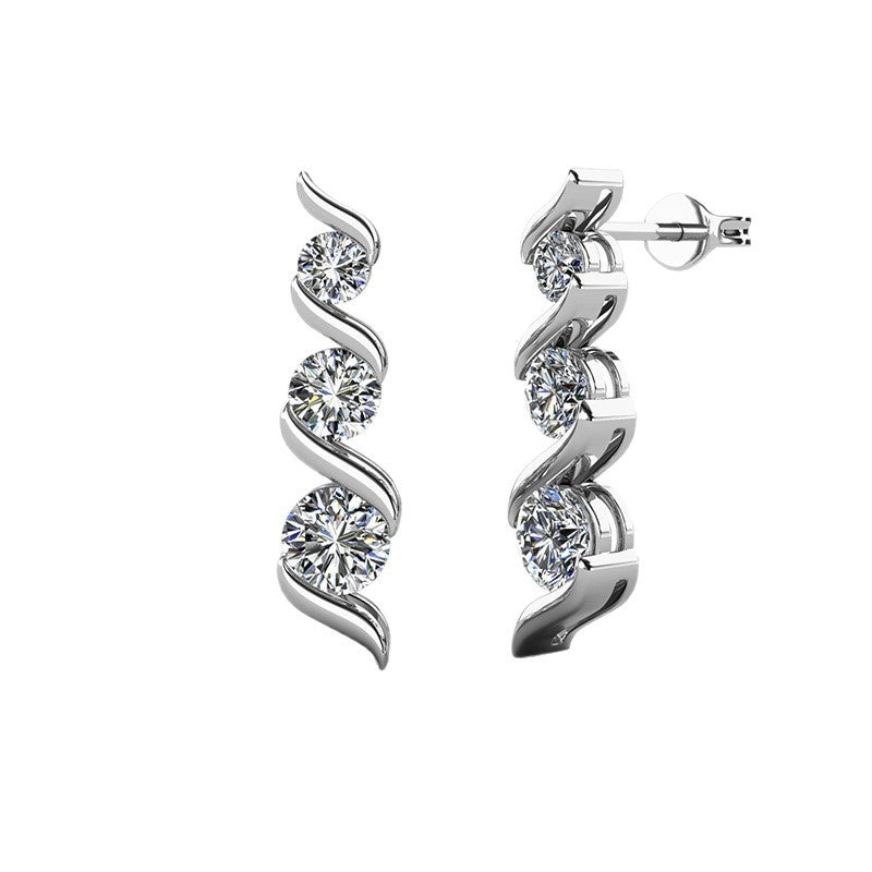 Conjunto Viora Mori | Collar y pendientes en plata 925