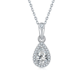 Conjunto de collar y pendientes de corazón Viora | Plata 925