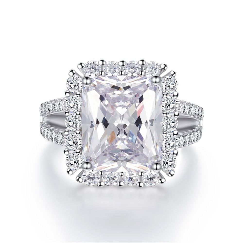 Anillo Viora Egg | Plata 925 con diamante ecológico