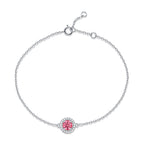 Pulseira Viora Rosé Spark | Prata 925