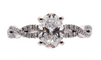 Anel Viora Ballet Rotativo | Prata 925 com Diamante Eco-friendly