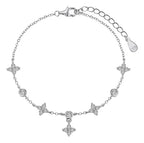 Pulseira Viora Trevo de Quatro Folhas | Prata 925