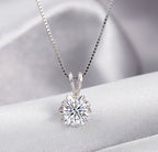 Colar Viora 2 Quilates | Prata 925 com Diamante Eco-friendly