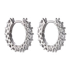 Brinco Viora Clip | Ear Cuff Redondo em Prata 925&nbsp;