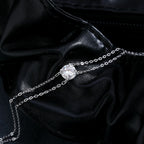Pulseira Viora Lucky Cat | Prata 925 com Diamante Eco-friendly