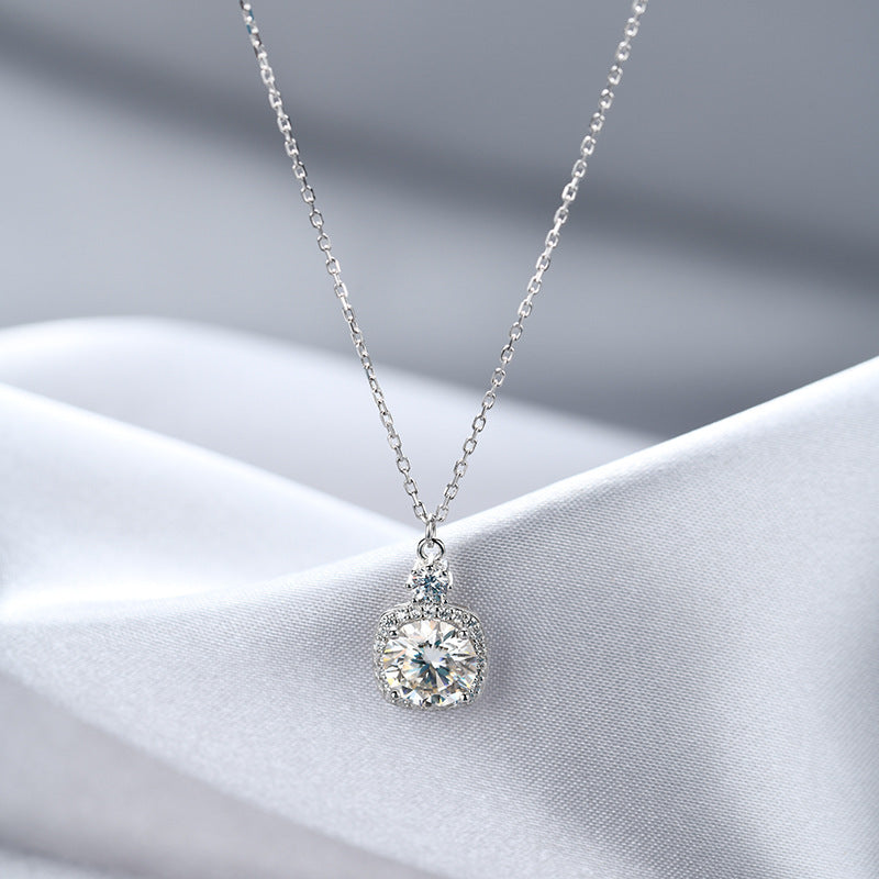 Collar Viora de 2 quilates | Plata 925 con diamante ecológico