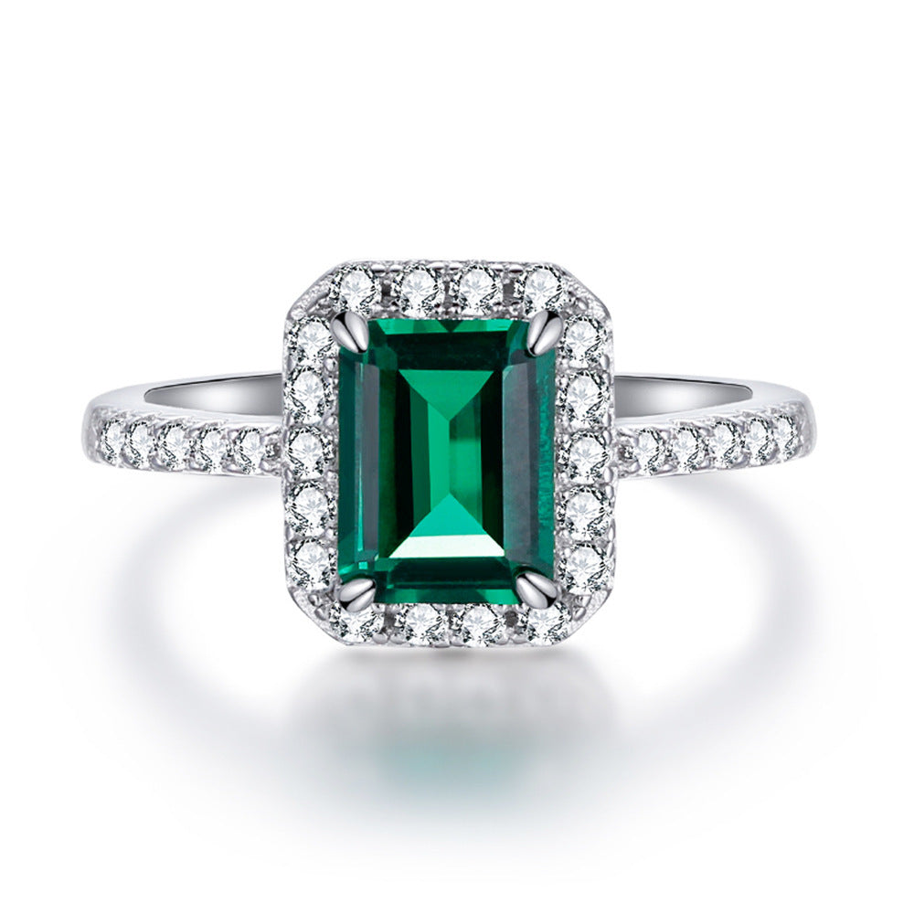 Anillo Viora Egg | Plata 925 con diamante ecológico