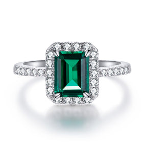 Anillo Viora Egg | Plata 925 con diamante ecológico