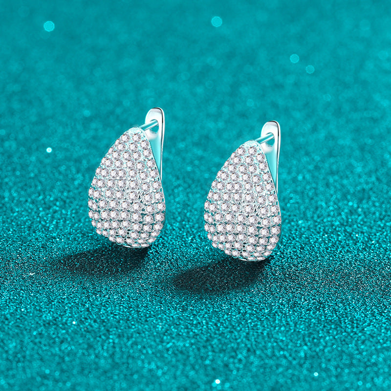Pendiente Viora Bloom | Plata 925 con diamante ecológico de 1,31 ct