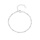 Pulseira Viora Special-interest | Pulseira Quebrada em Prata 925