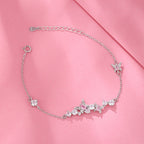 Pulseira Viora Butterfly | Prata 925 com Diamante Eco-friendly
