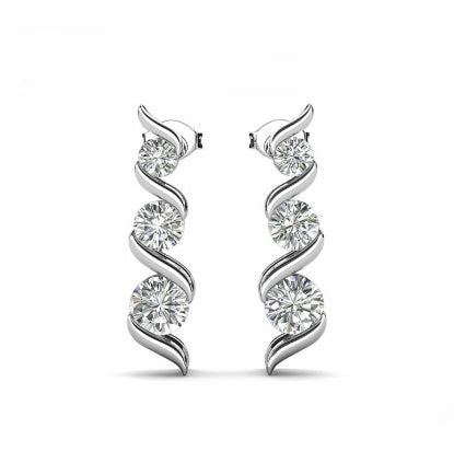 Conjunto Viora Mori | Collar y pendientes en plata 925