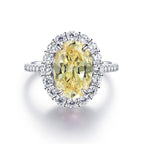 Anel Viora Egg | Prata 925 com Diamante Eco-friendly