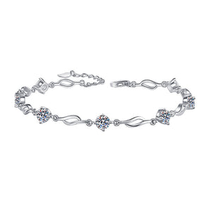 Pulsera Viora Prisma | Plata 925 con piedras de colores