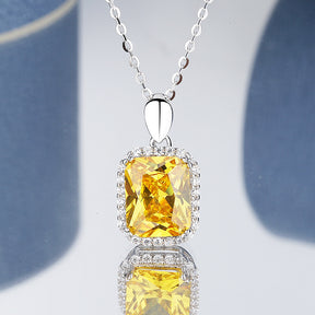 Princess Square Viora Set | Necklace and Earrings in 925 Silver