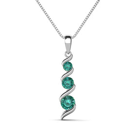 Conjunto Viora Mori | Collar y pendientes en plata 925