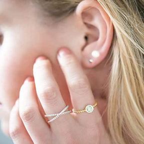 Anillo Viora Croix | Plata 925 estilo vintage francés con acabado premium
