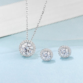 Conjunto Viora Asteria | Collar y pendientes en plata 925 