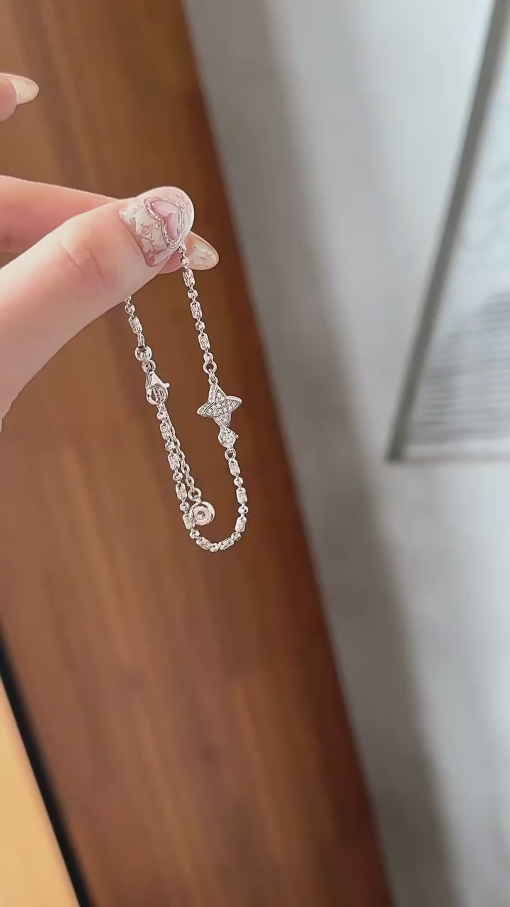Pulseira Viora Asterism | Prata 925 com Diamante Eco-friendly