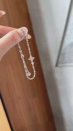 Pulseira Viora Asterism | Prata 925 com Diamante Eco-friendly