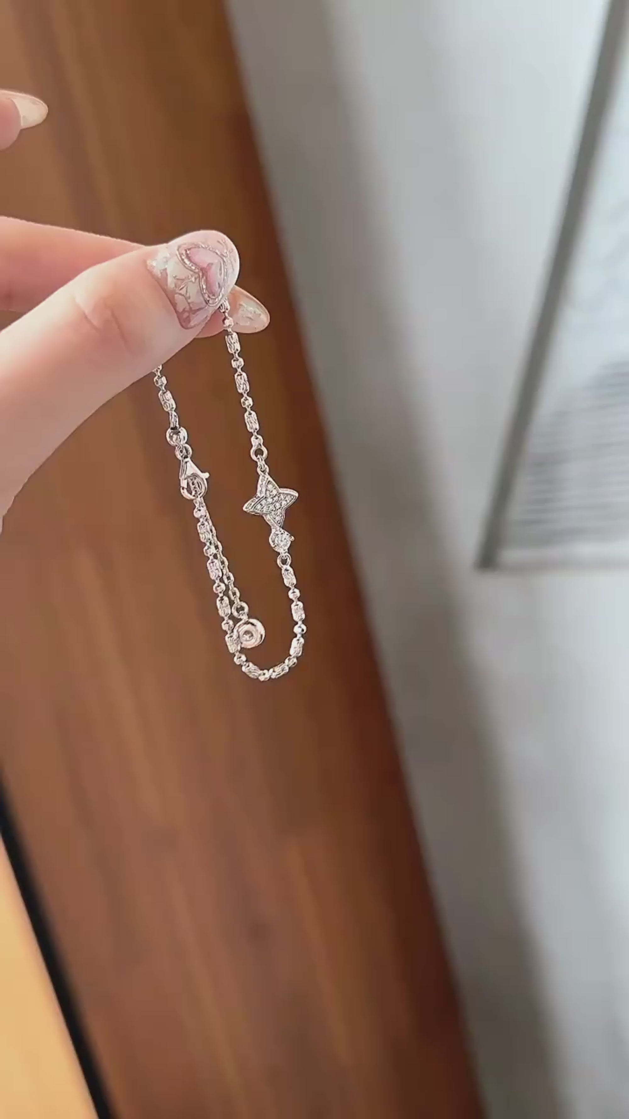Pulseira Viora Asterism | Prata 925 com Diamante Eco-friendly